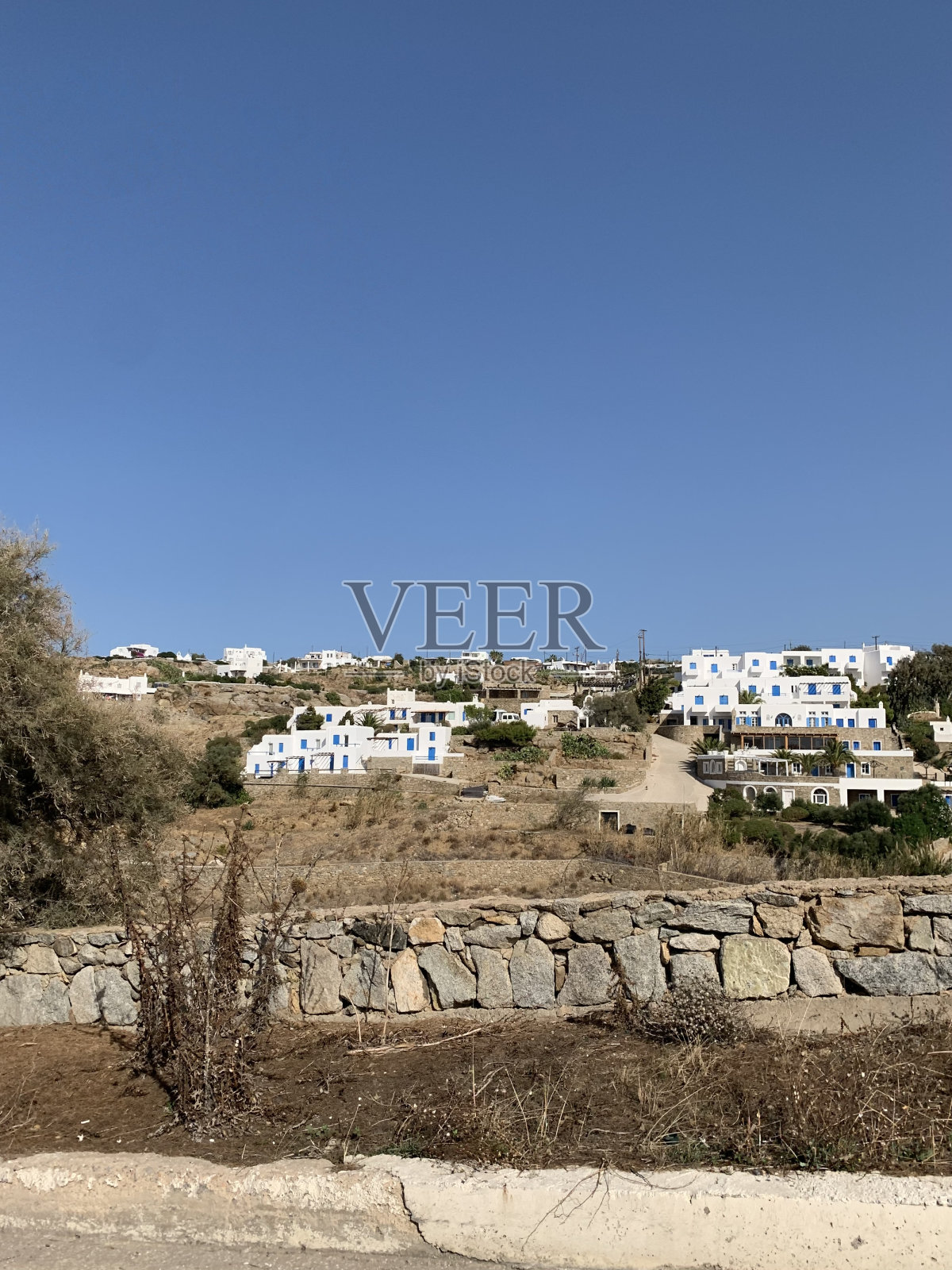 米科诺斯岛，希腊照片摄影图片