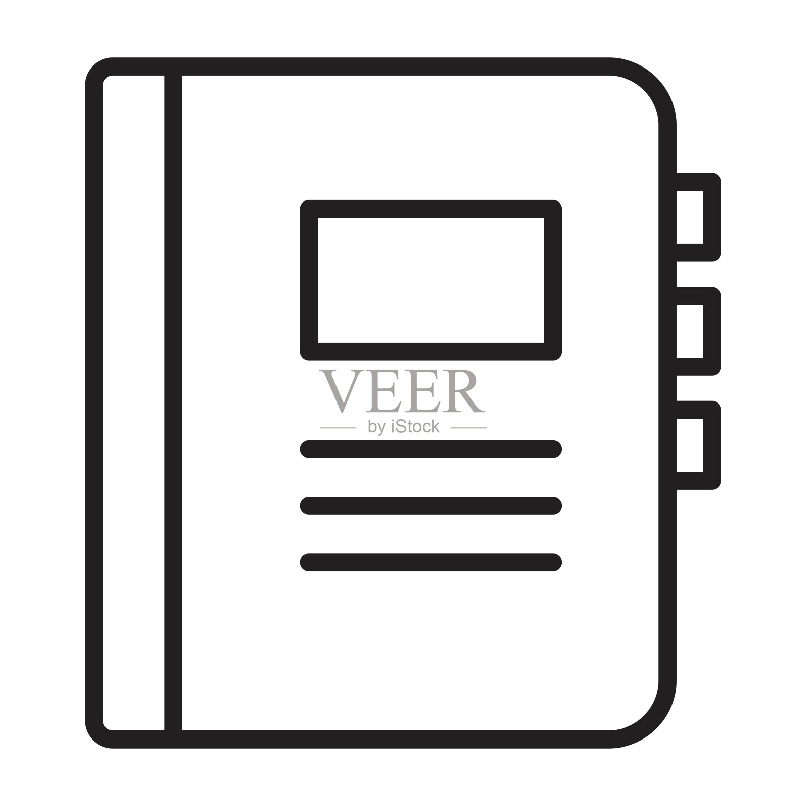 议程线图标。插画图片素材