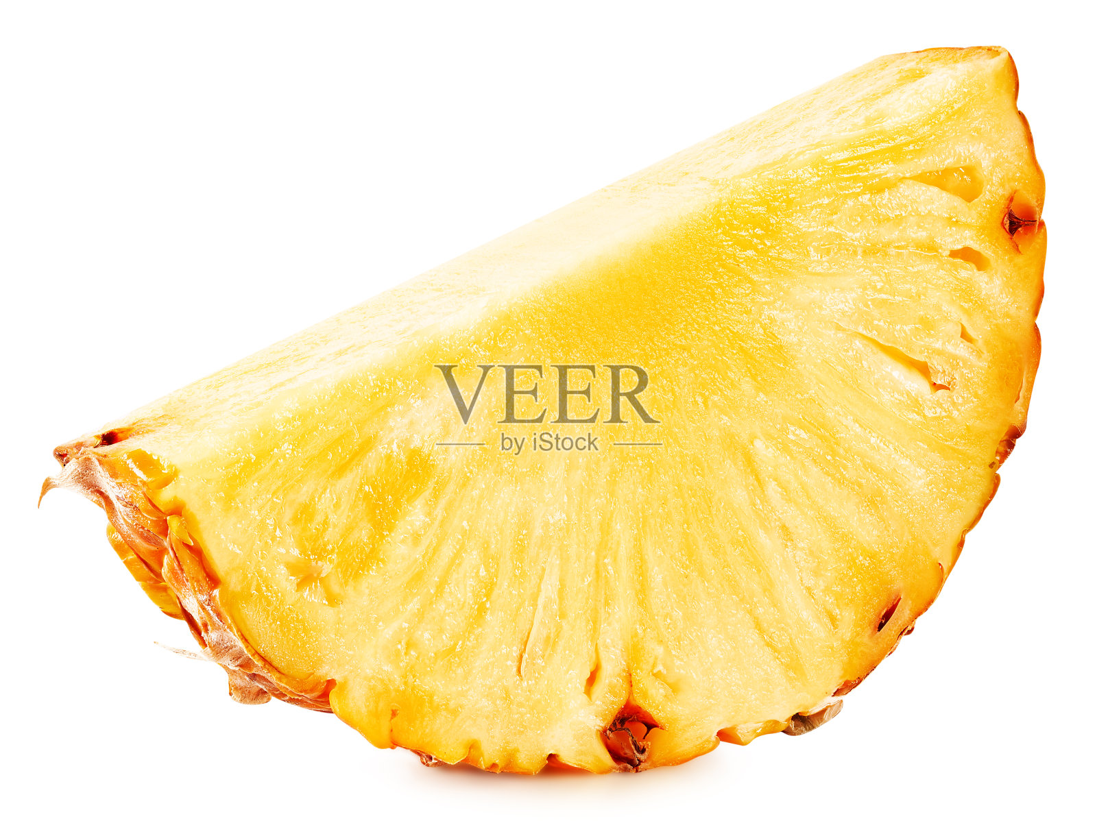 菠萝分离在白色剪影路径上照片摄影图片