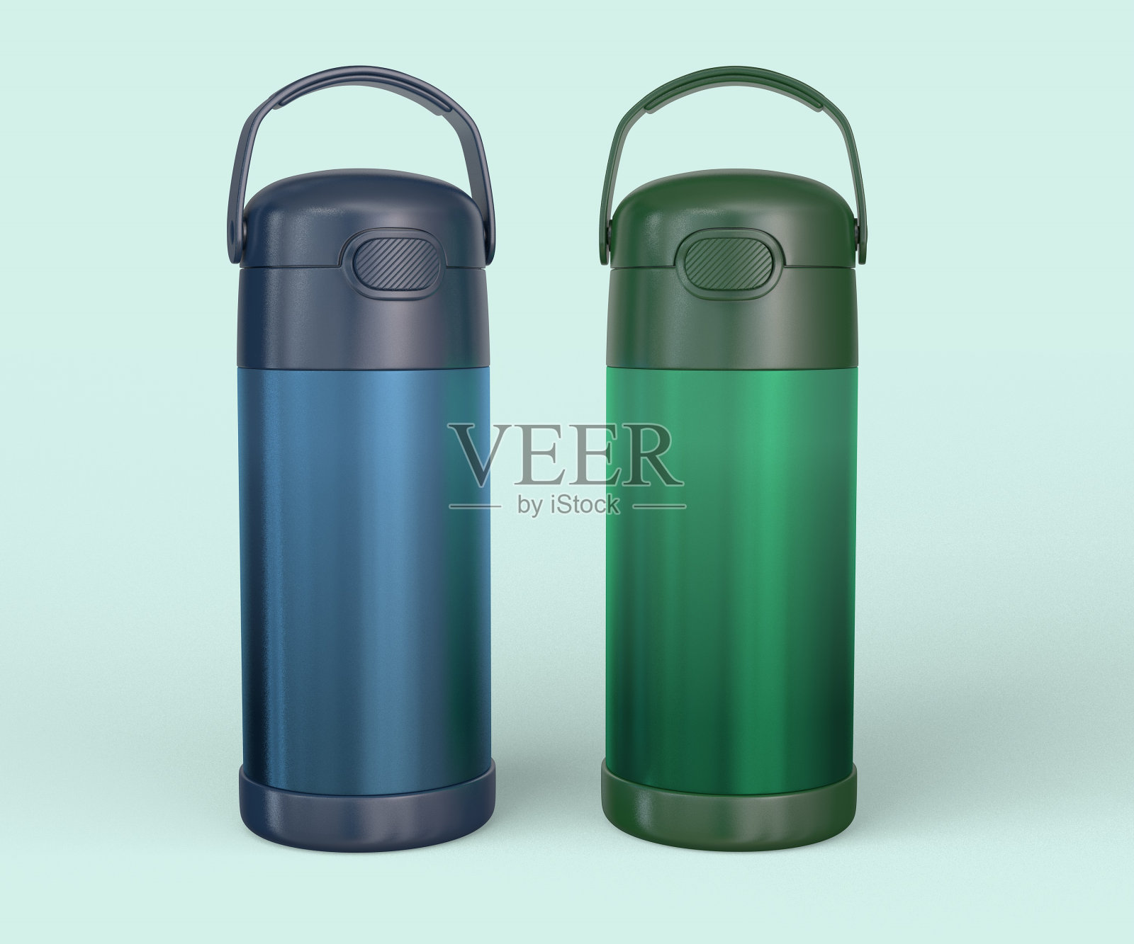 不锈钢保温瓶照片摄影图片