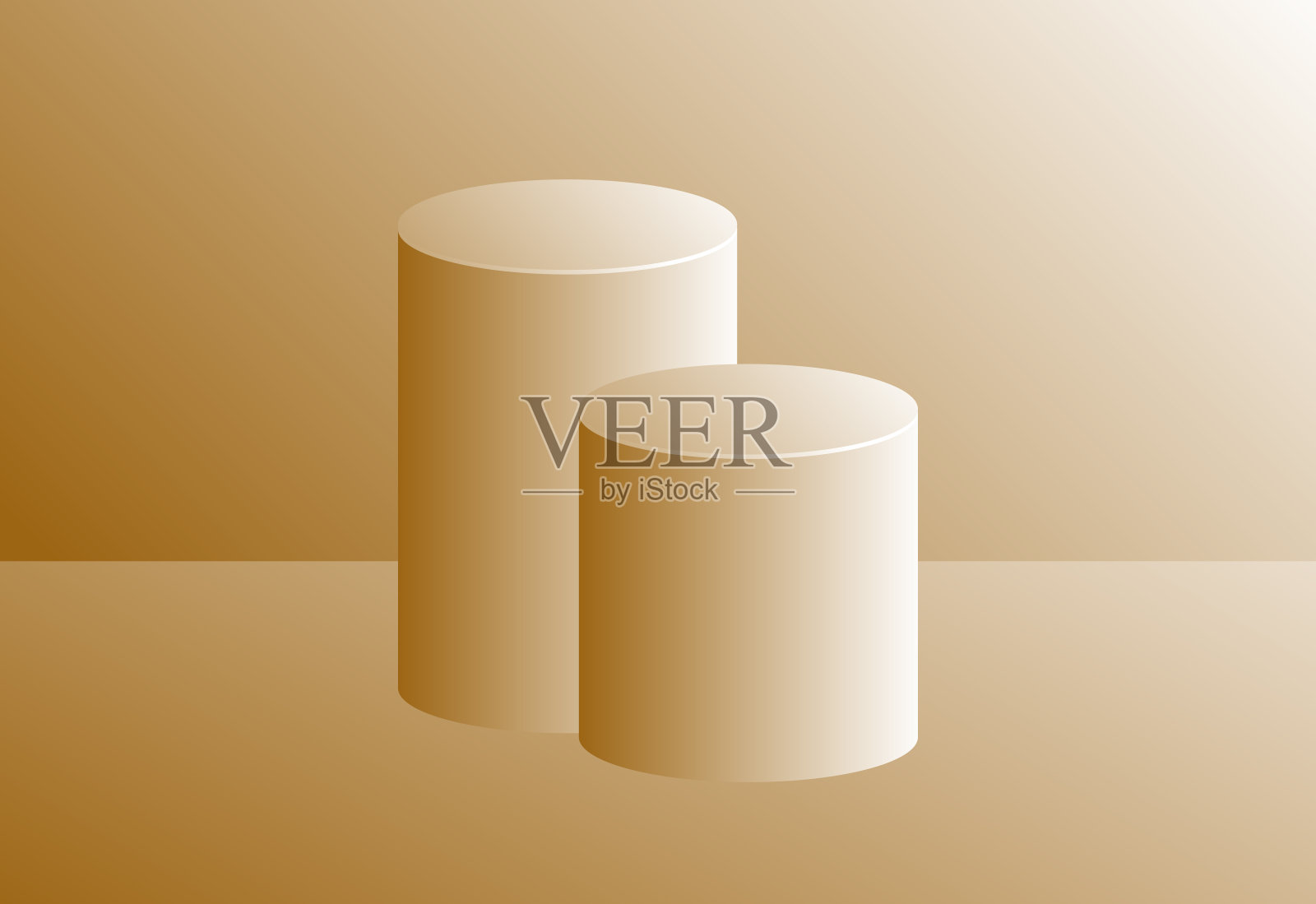 暖台展示模板插画图片素材