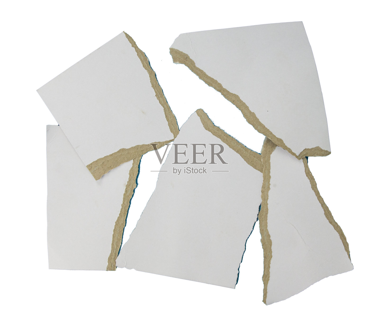 一种在孤立背景上的剪纸，用于广告文字的纸张元素照片摄影图片