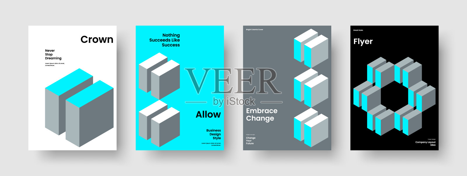 孤立的书籍封面设计。现代背景布局。摘要报表模板。海报。业务演示。手册。传单。横幅。目录。投资组合。杂志。日报》。小册子。传单插画图片素材