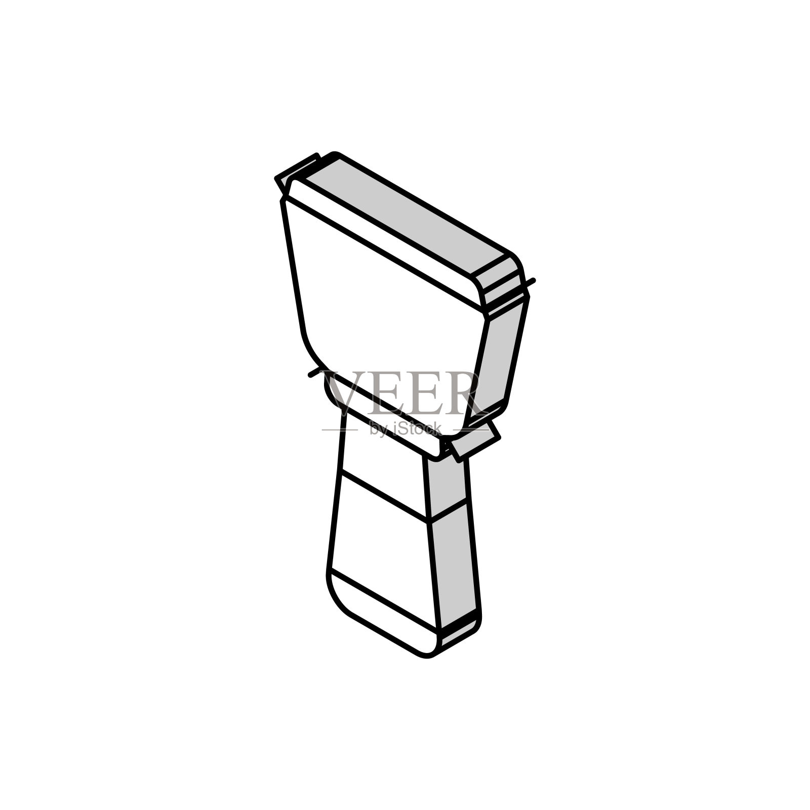 Djembe鼓乐器等距图标矢量插图插画图片素材