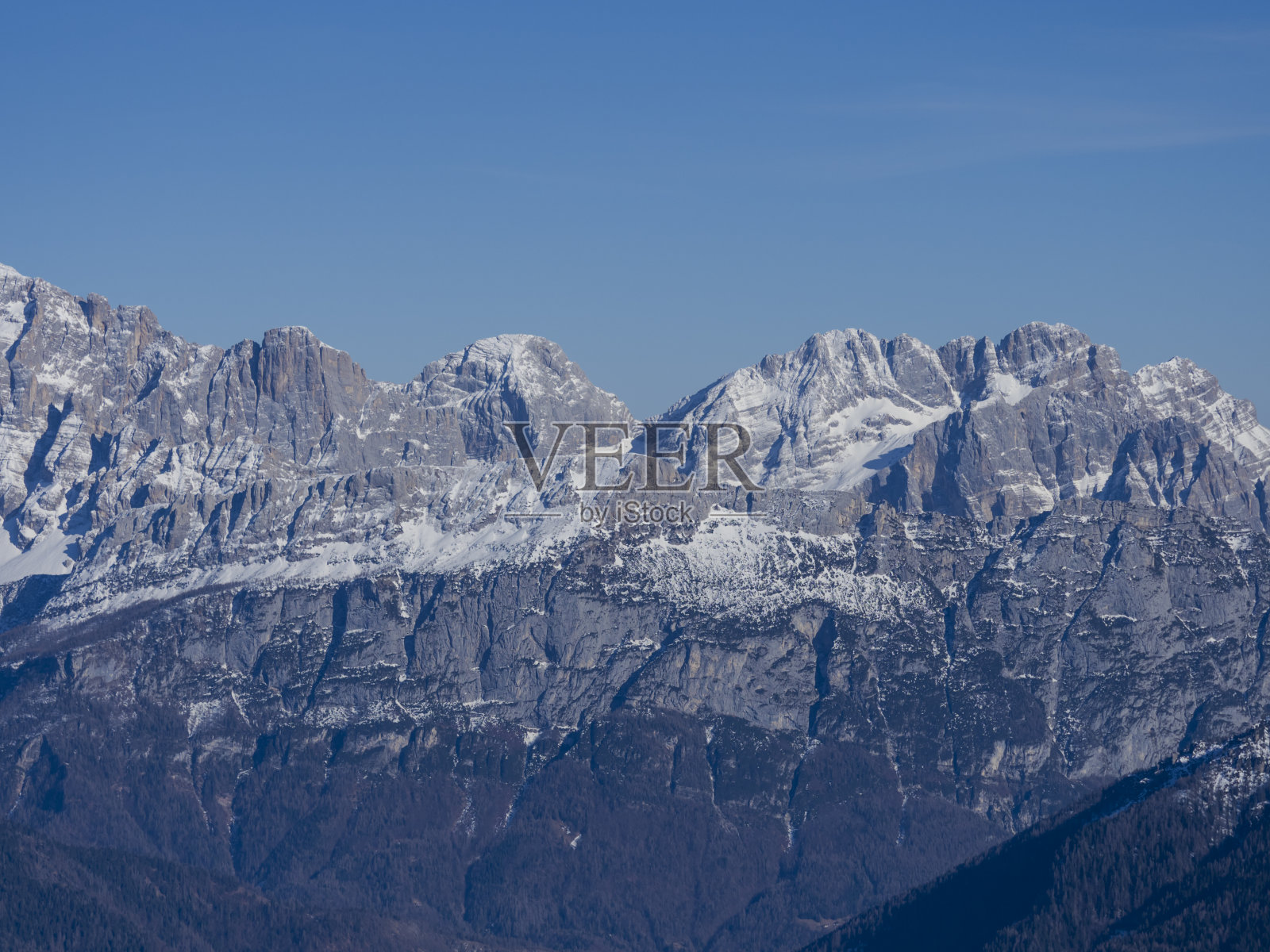 白云石山脉的景观照片摄影图片