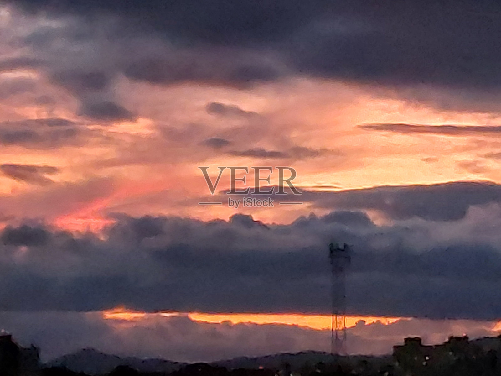 夕阳照片摄影图片