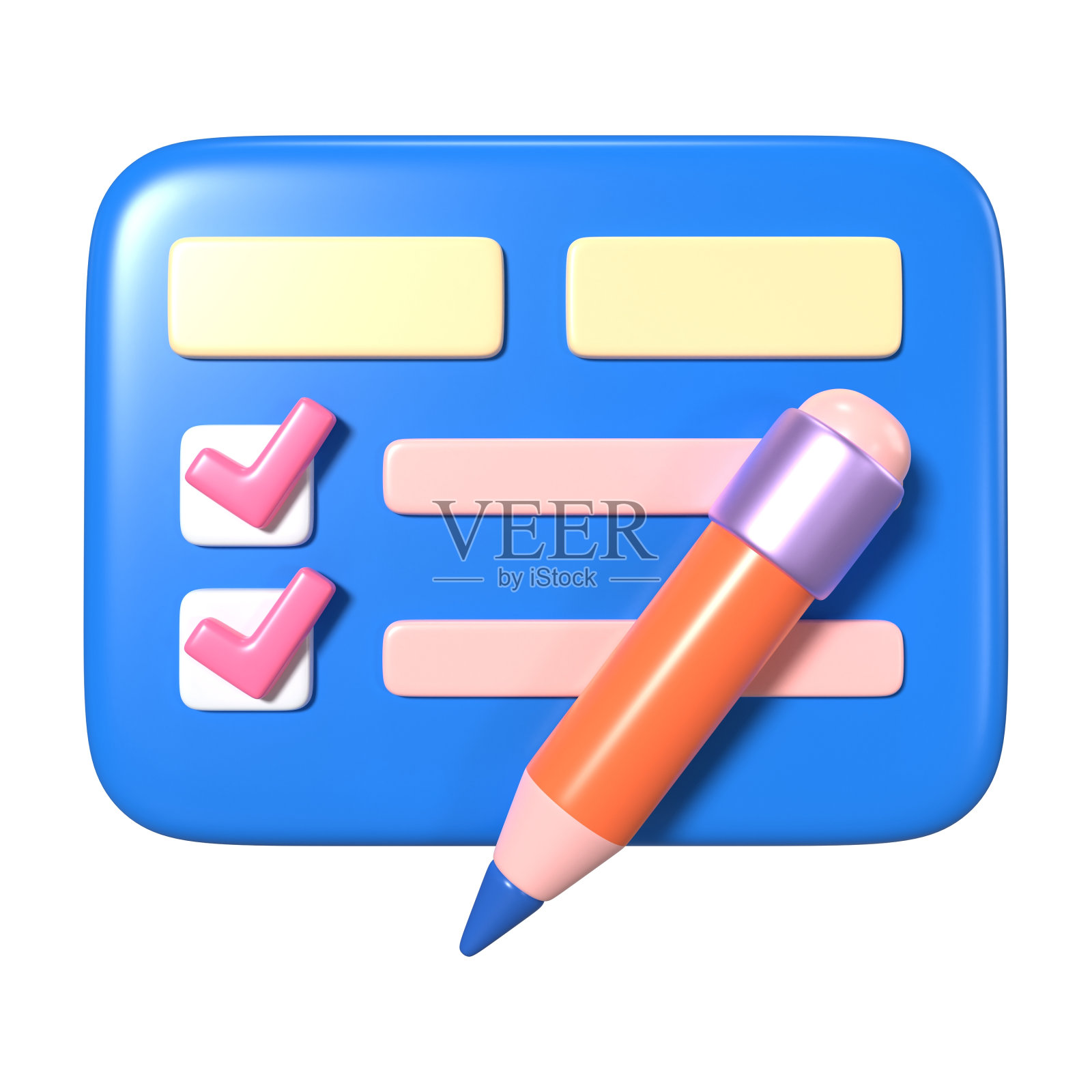 电子表格3D插图图标照片摄影图片