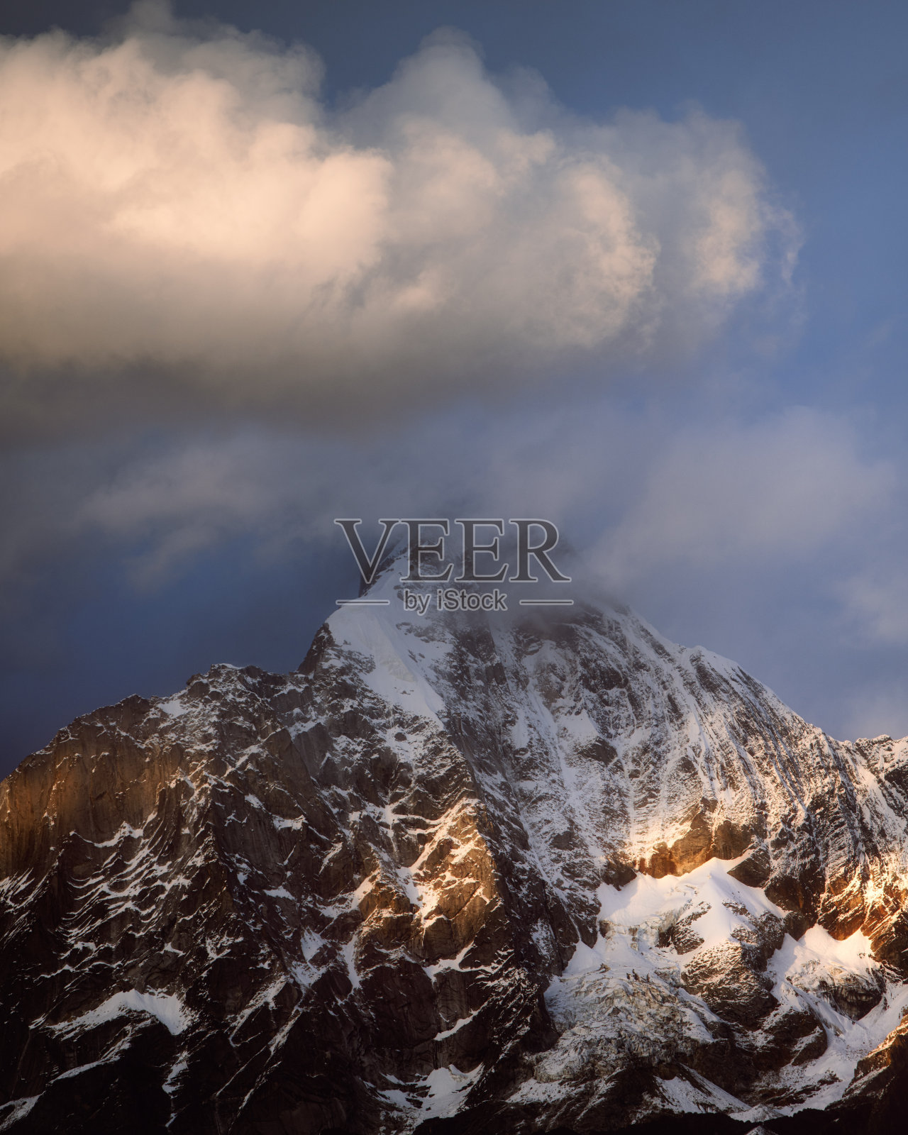 瑶梅峰日落照片摄影图片