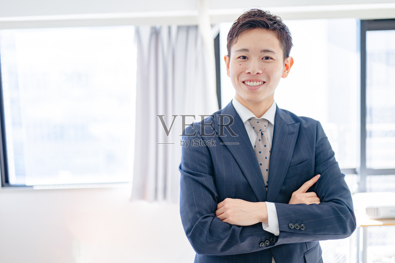 自信的商人照片摄影图片