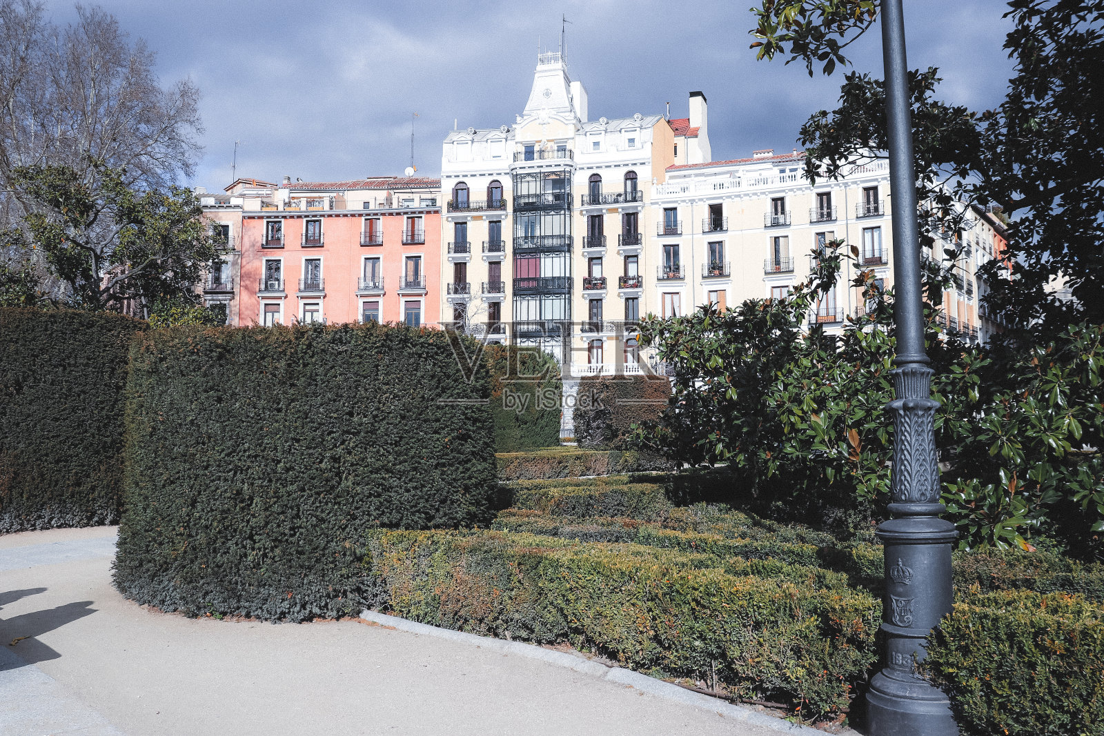 马德里，街道，建筑，建筑照片摄影图片