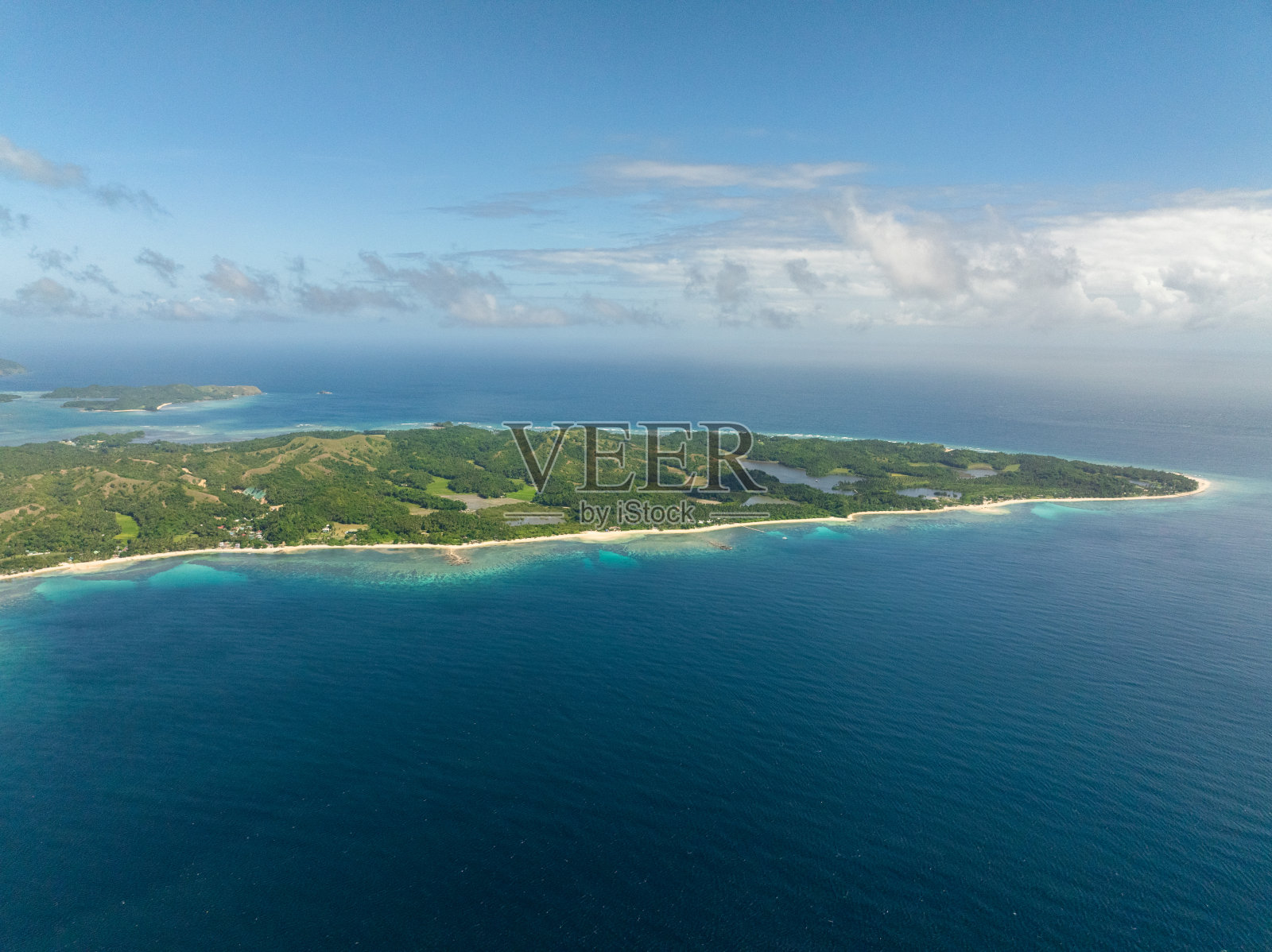 圣达菲，塔布拉斯岛。Romblon、菲律宾。照片摄影图片