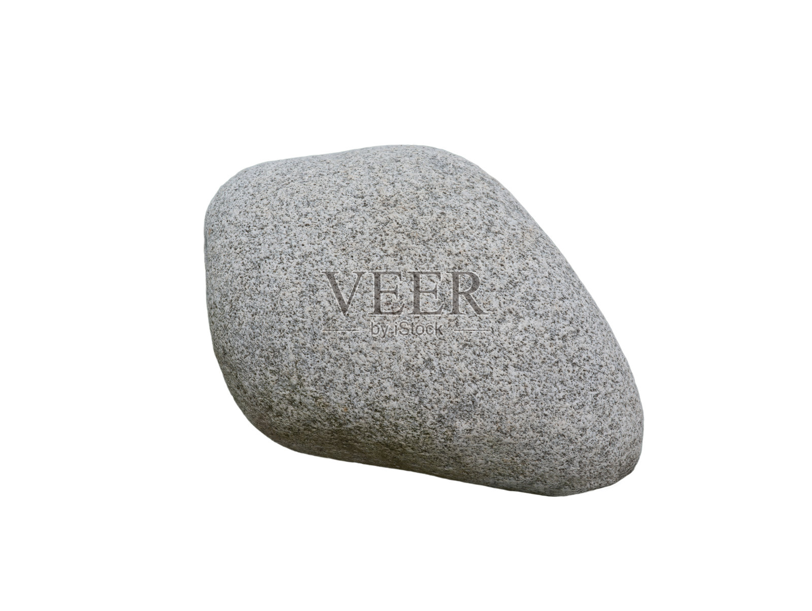 椭圆形的石头孤立在白色的背景照片摄影图片