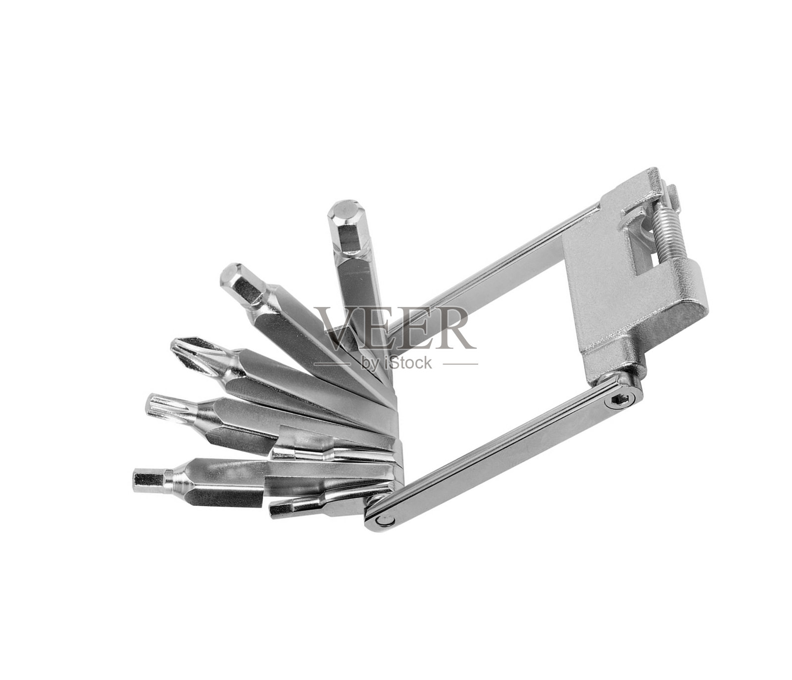 钢钳折叠多工具打开照片摄影图片