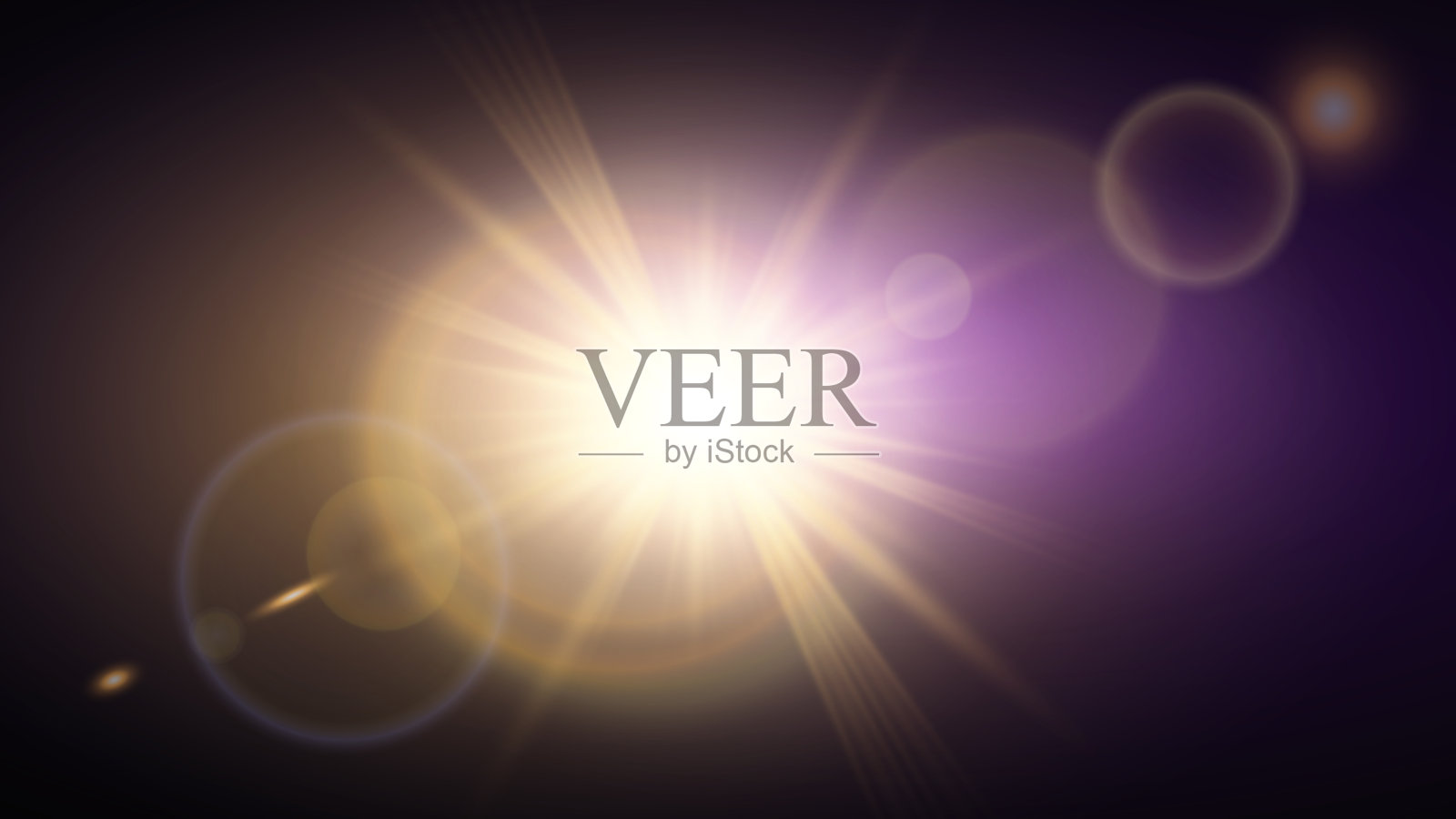 矢量透明阳光专用透镜光晕光效。插画图片素材