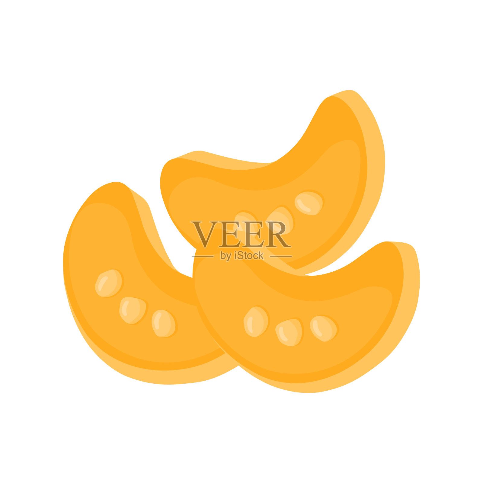 Kue Kacang印尼传统花生饼干为Lebaran Idul Fitri矢量插图插画图片素材