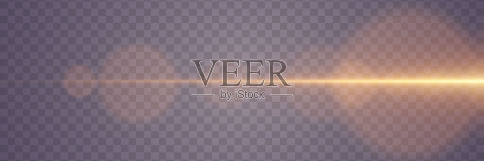 炫目的效果和线条的金色光芒和闪光。插画图片素材