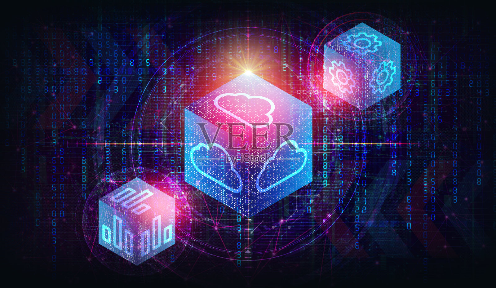 数据工程-概念说明插画图片素材