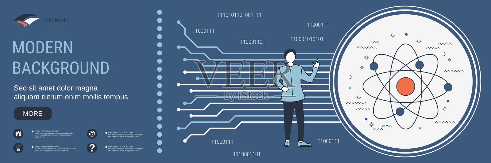 核能概念插画图片素材