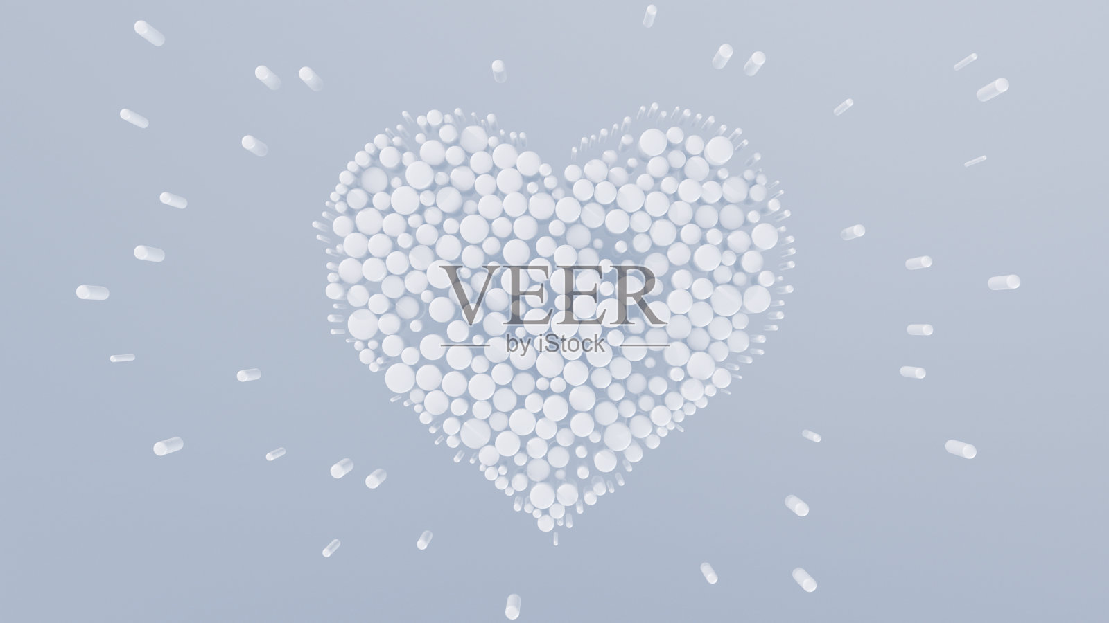 心形-白色，灰色-爱情，浪漫，婚礼卡片照片摄影图片