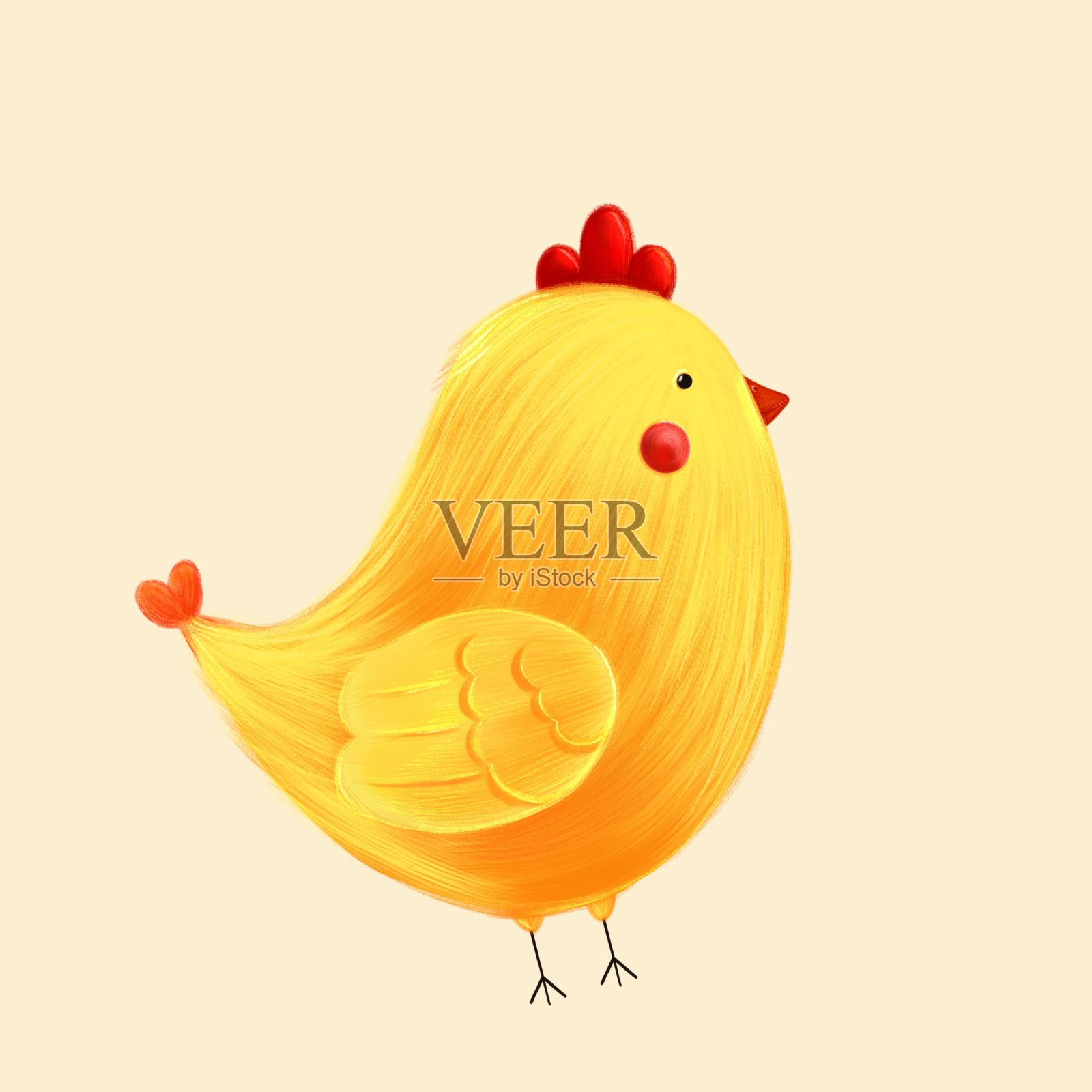 符号集复活节彩蛋明信片背景图标插画图片素材