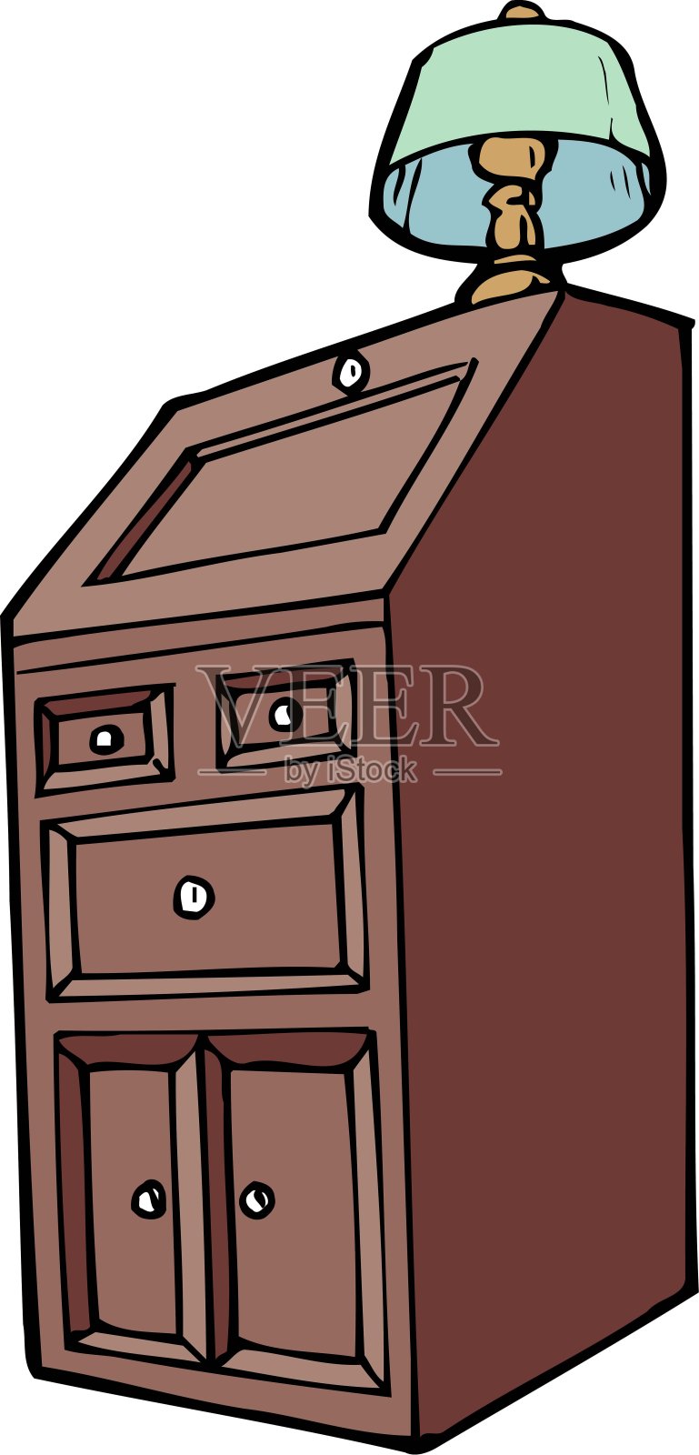 灯台台插画图片素材