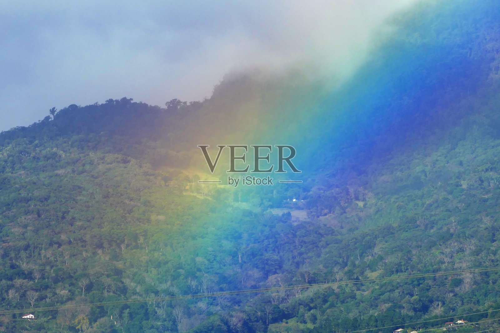 彩虹照片摄影图片