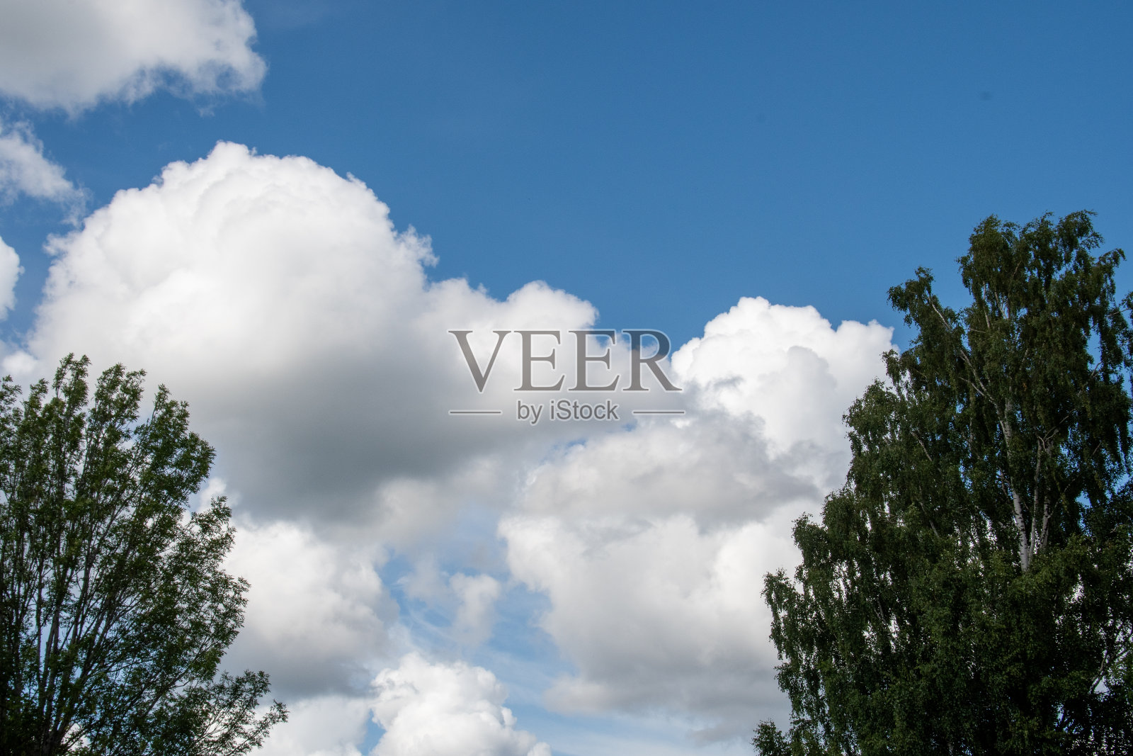 夏云在瑞典的景观照片摄影图片