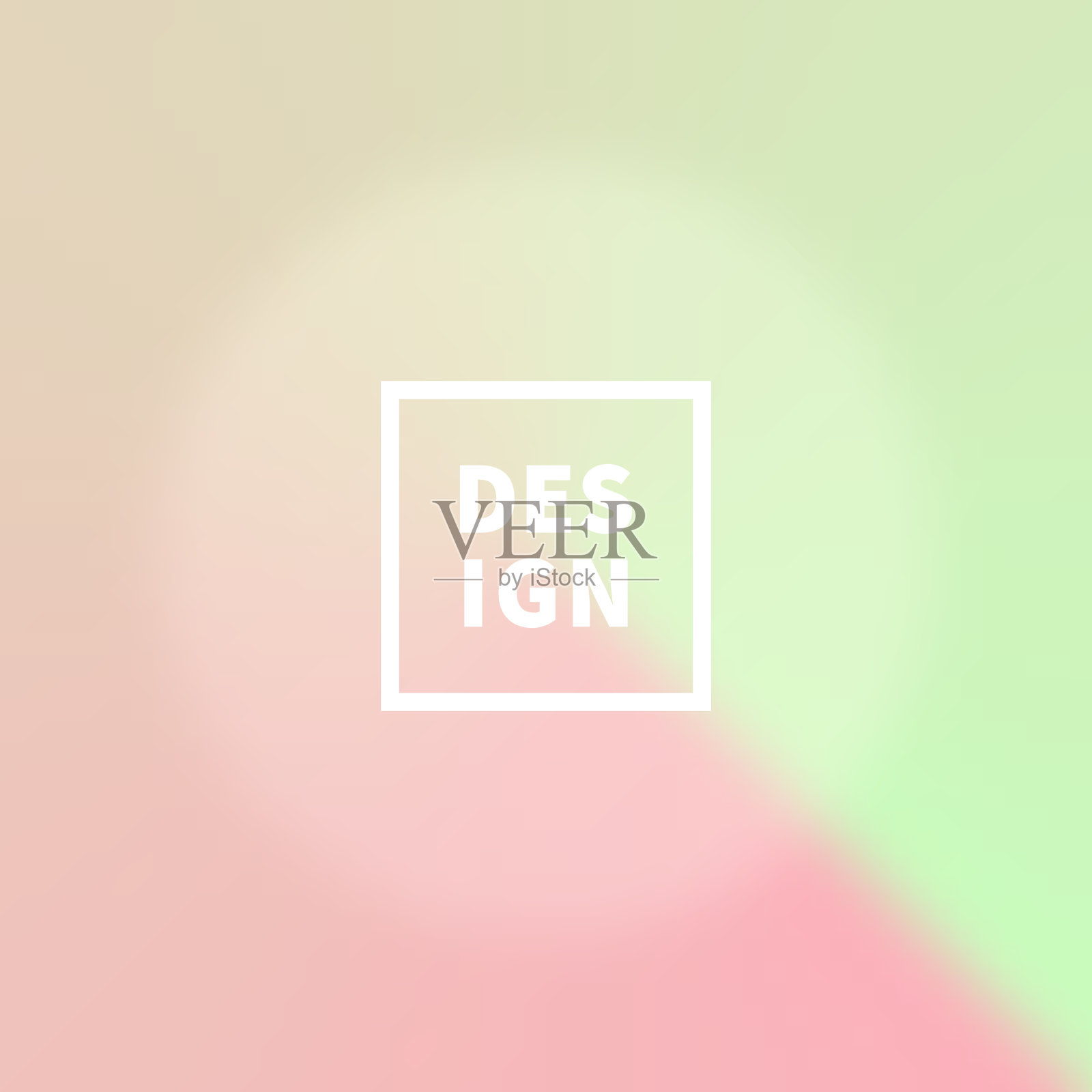 粉红色抽象的背景与一个模糊的圆形形状插画图片素材