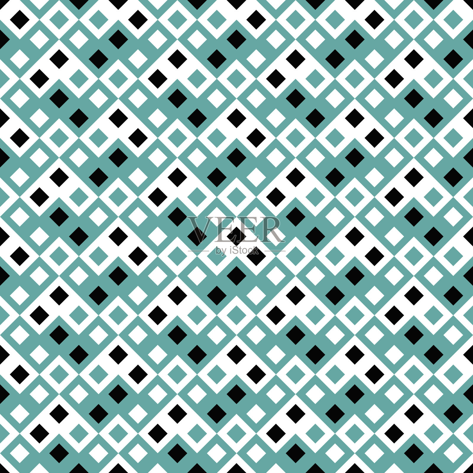 对角线抽象三色方形图案背景设计插画图片素材