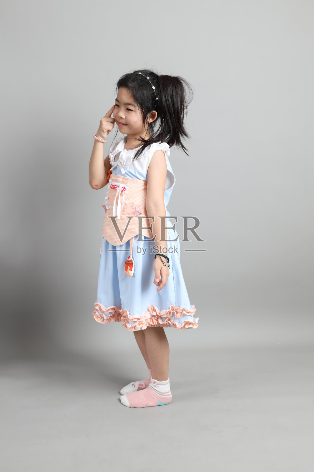 亚洲小女孩照片摄影图片