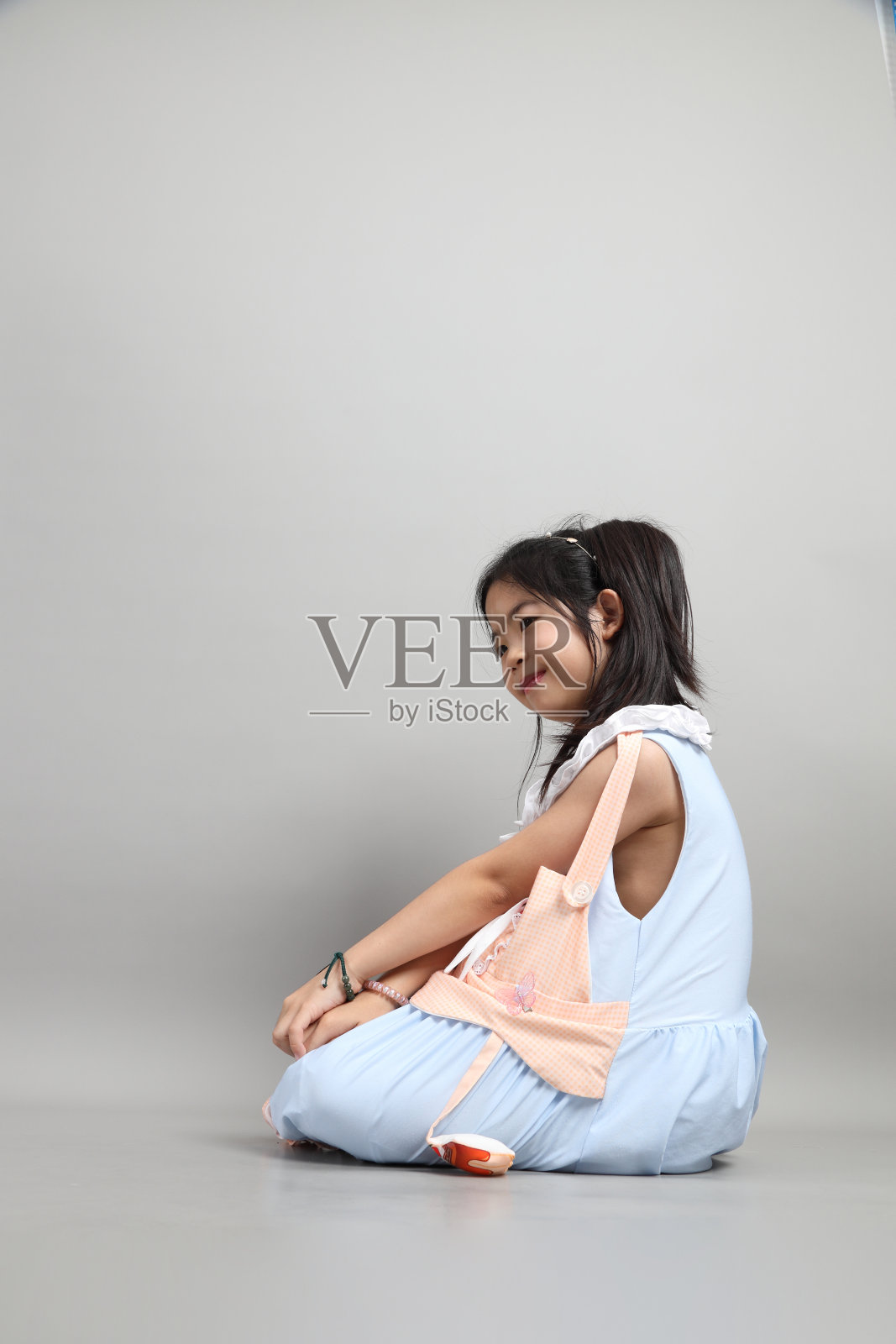 亚洲小女孩照片摄影图片