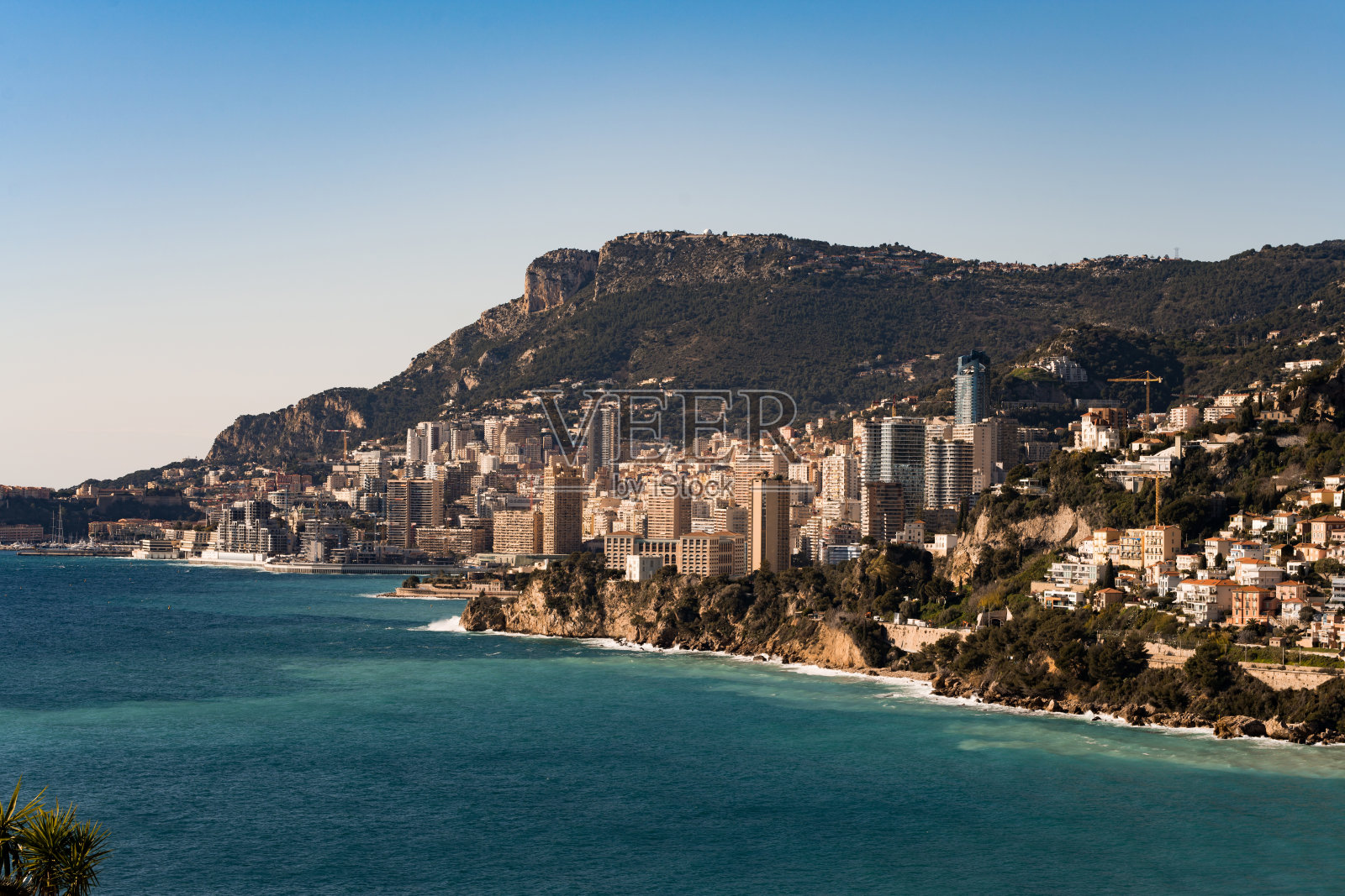 摩纳哥(蒙特卡洛)令人惊叹的景色。照片摄影图片