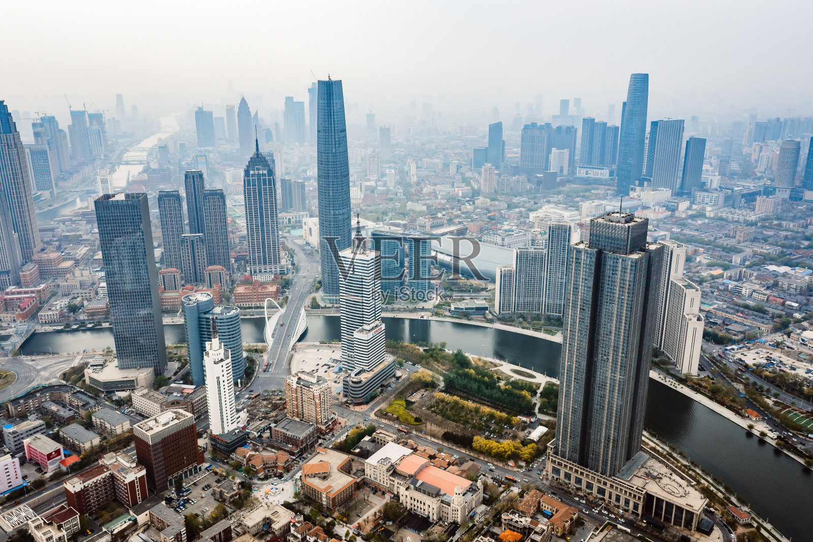 天津城市大厦照片摄影图片