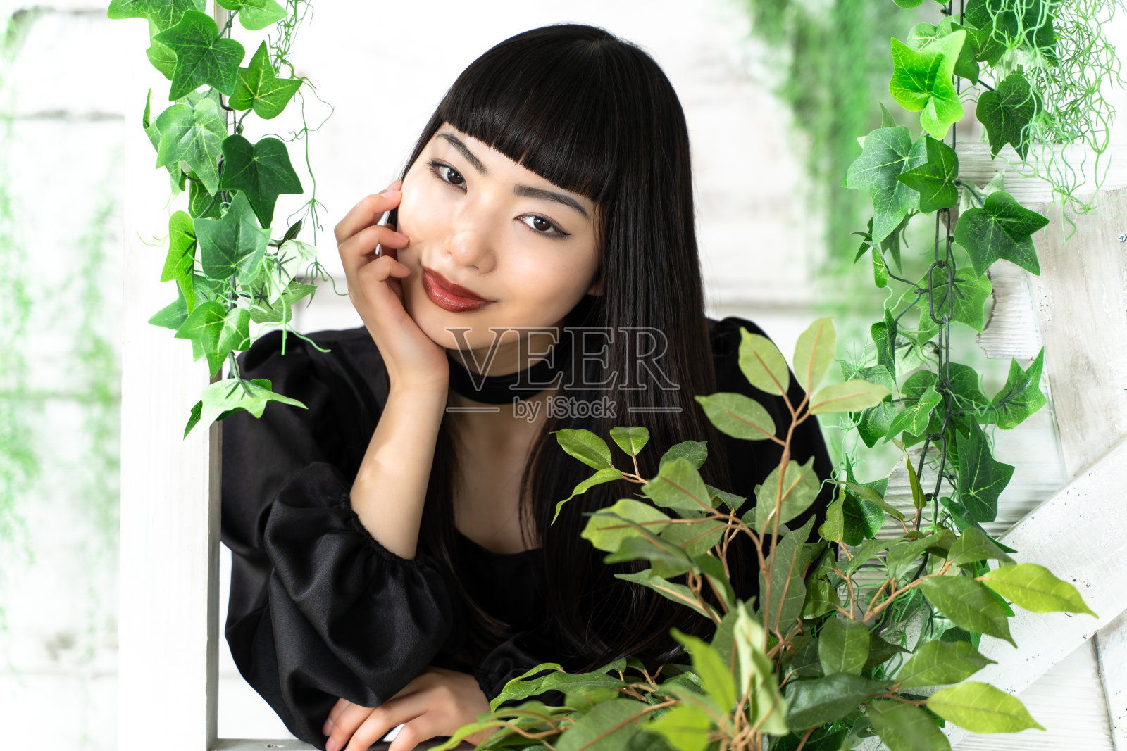 又酷又有品位的女人照片摄影图片