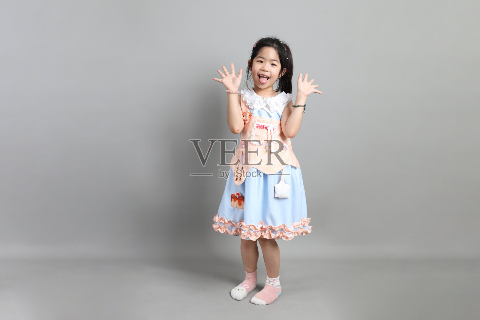 亚洲小女孩照片摄影图片