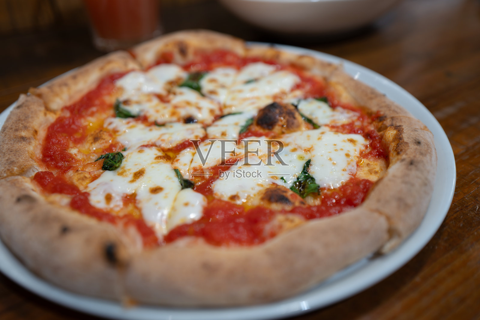 玛格丽塔披萨照片摄影图片