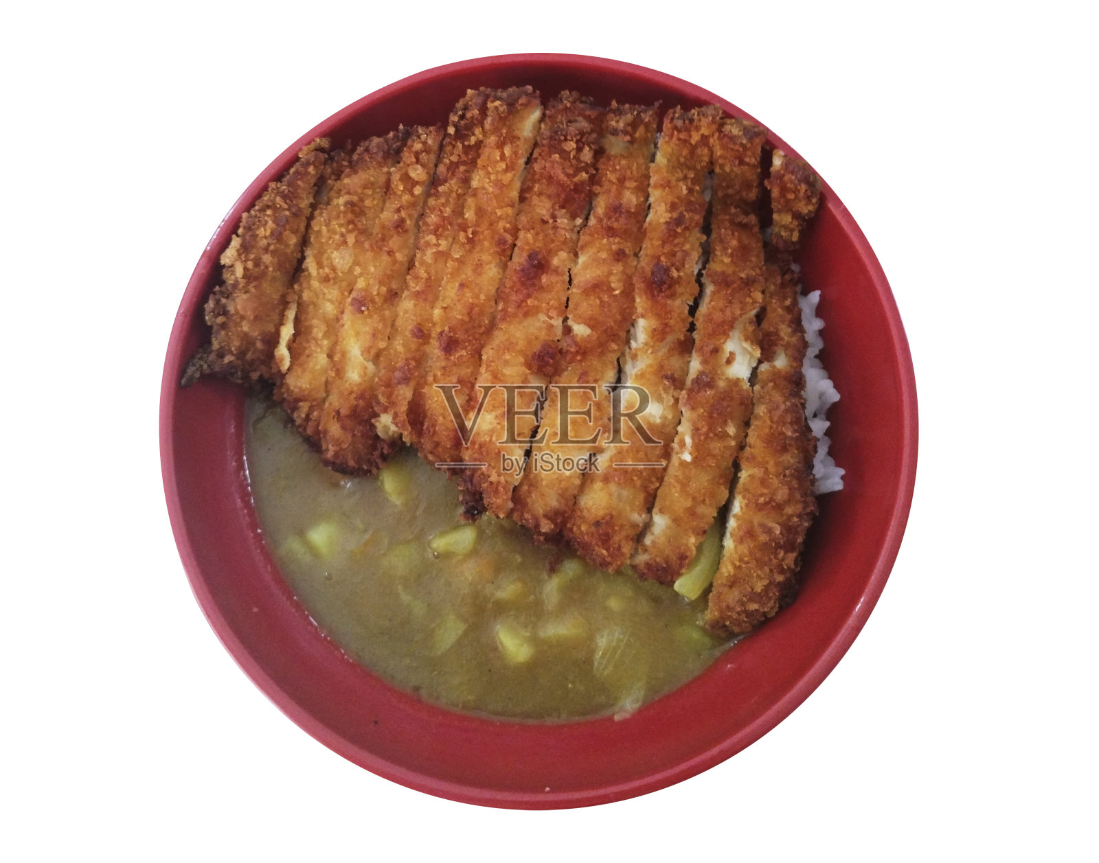 白底鸡排照片摄影图片