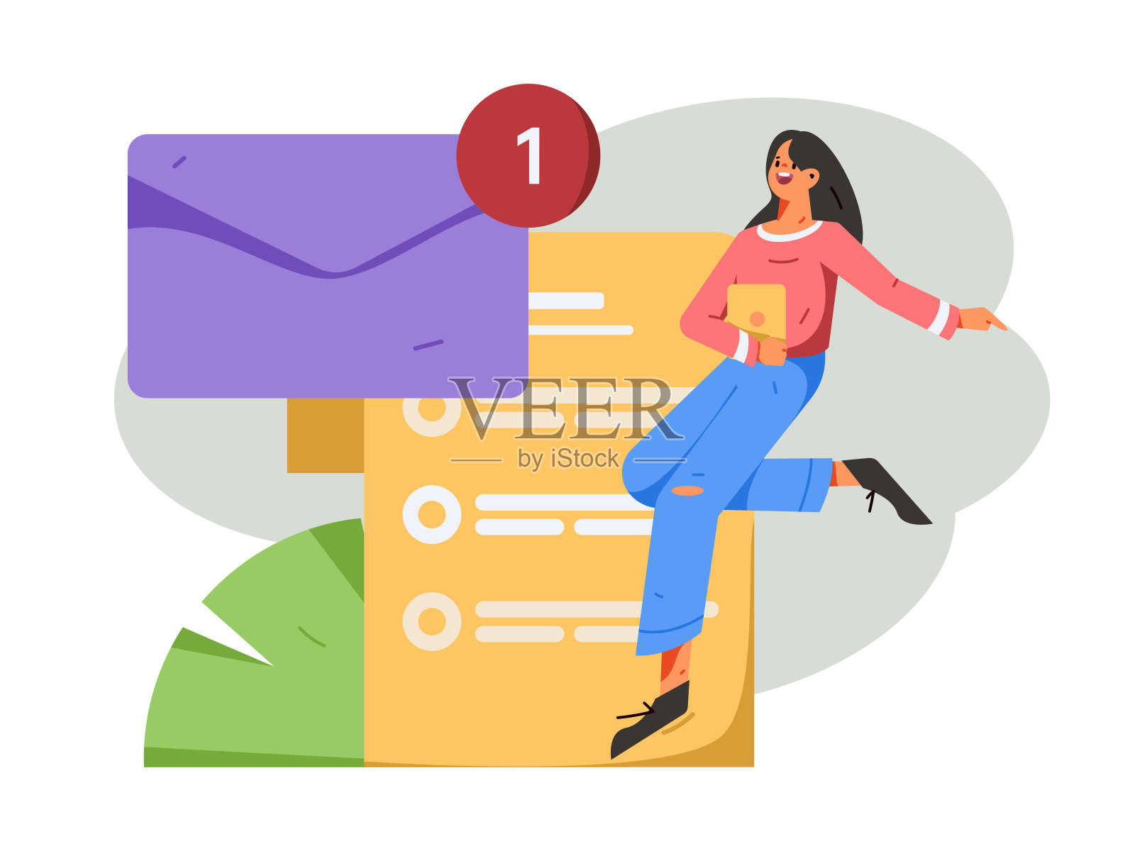 人员面试平面矢量概念操作手绘插图插画图片素材