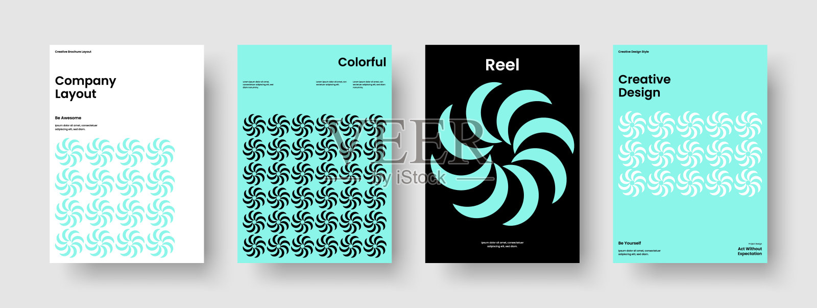 抽象背景布局。隔离传单模板。几何报告设计。书的封面。海报。业务演示。手册。横幅。日报》。投资组合。笔记本。小册子。传单插画图片素材