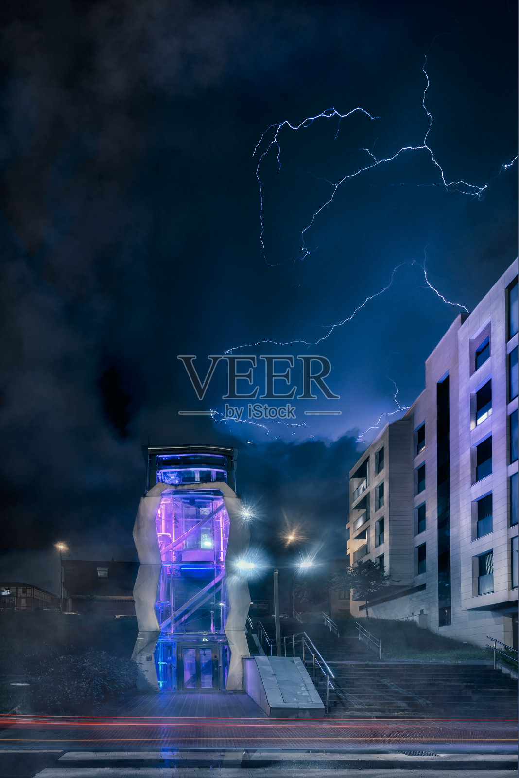 风暴overAlgorta照片摄影图片