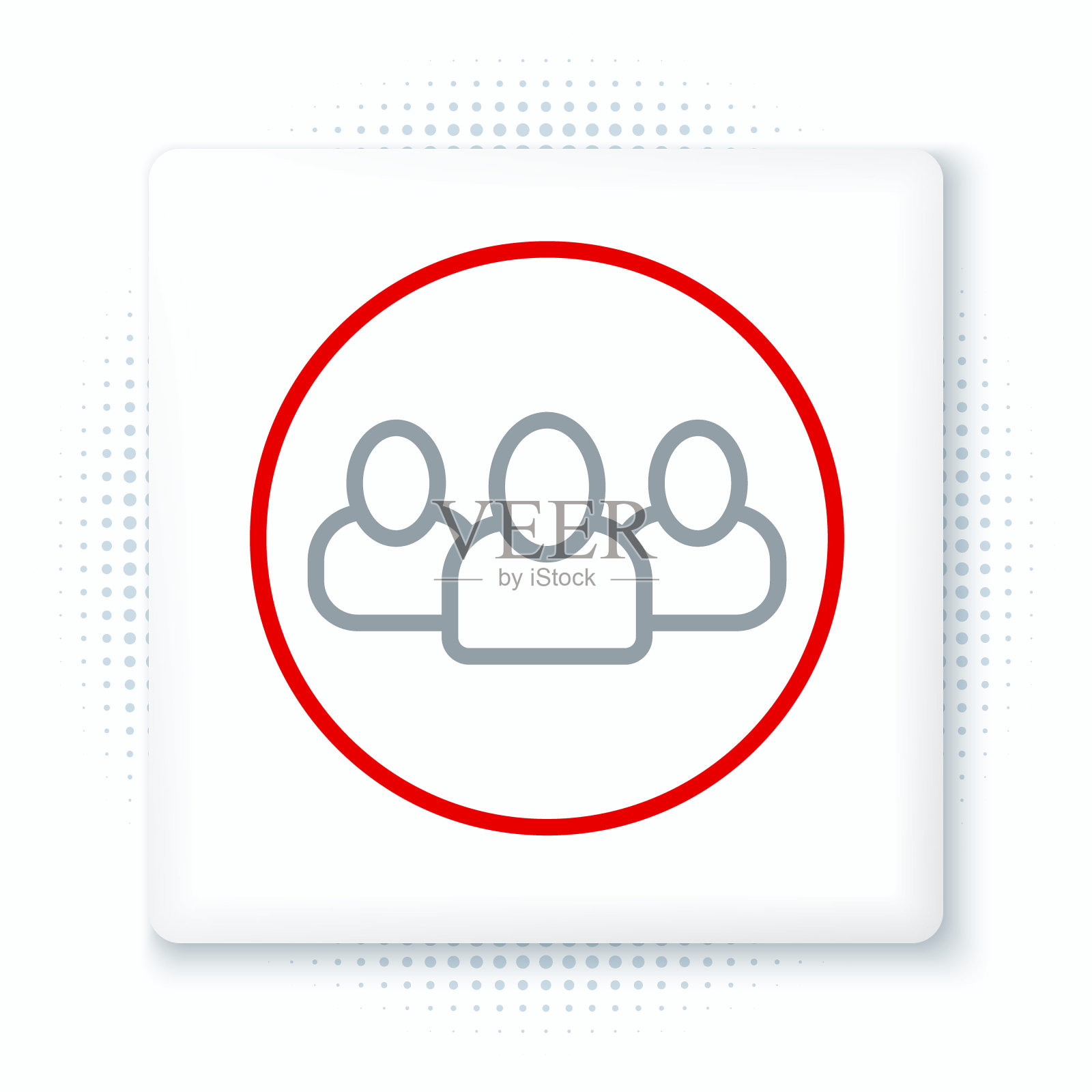 线项目团队基础图标隔离在白色背景上。业务分析与规划，咨询，团队合作，项目管理。色彩缤纷的轮廓概念。向量插画图片素材