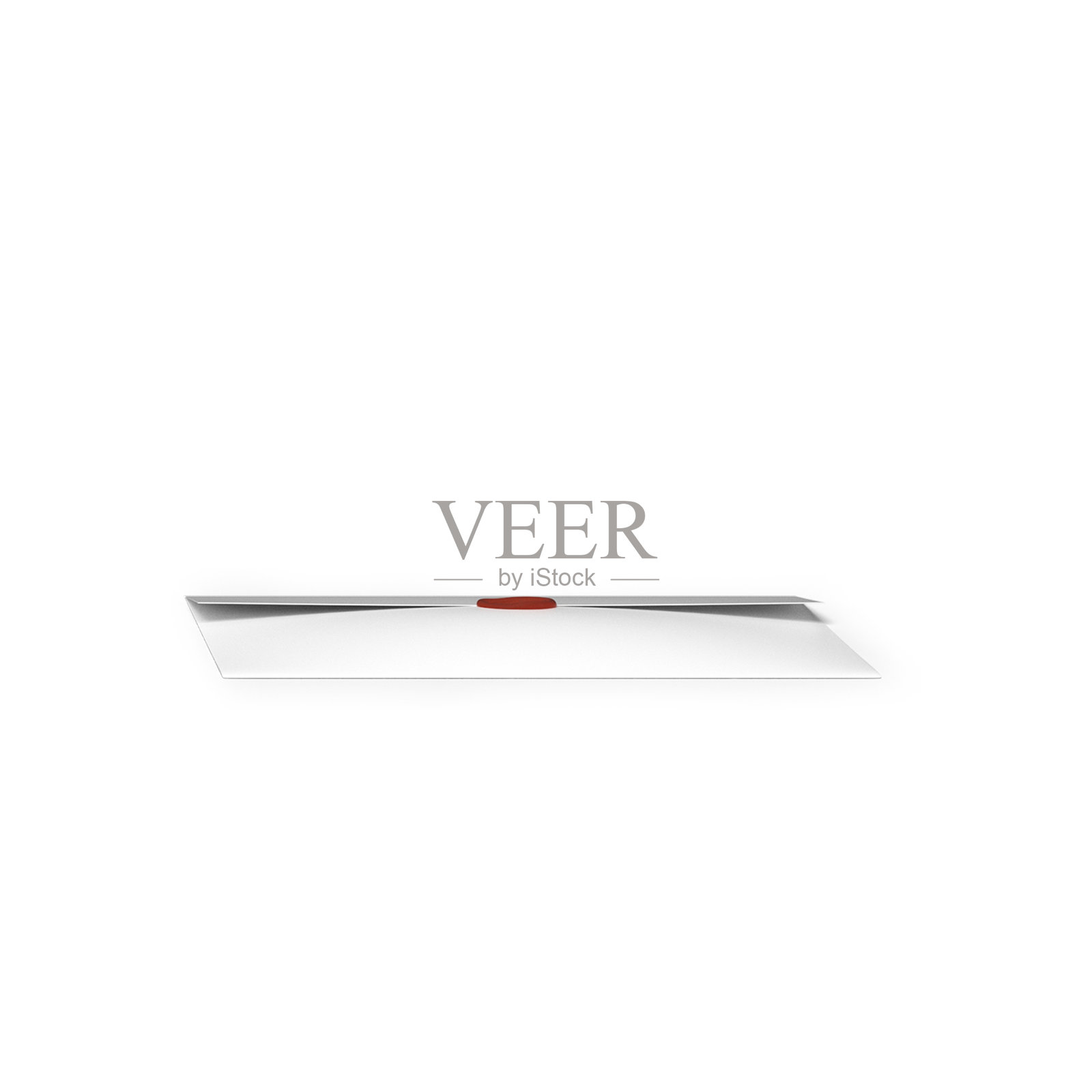 真实的信封隔离在透明的背景。适合场景项目的元素。照片摄影图片