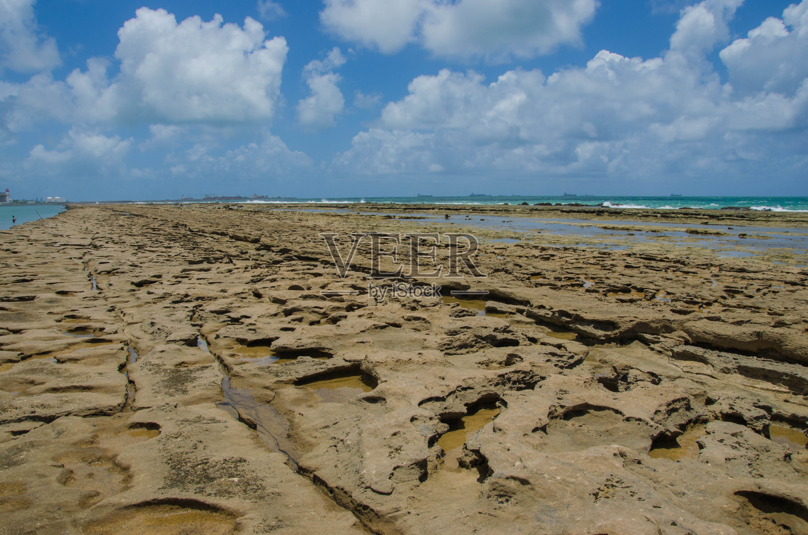 巴西的海滩、阳光和大海照片摄影图片