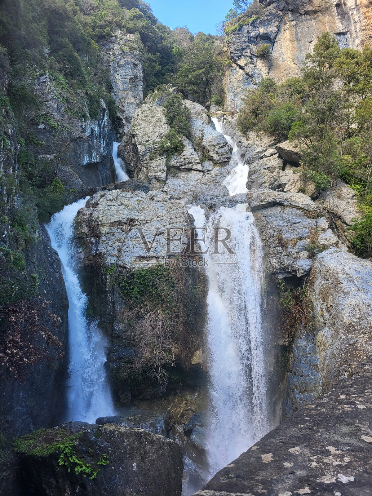 河-科西嘉-蓝色照片摄影图片