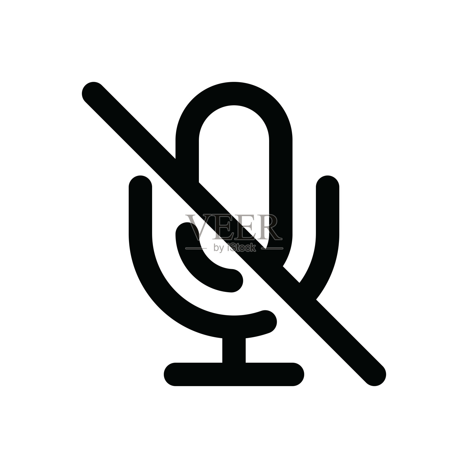 媒体细线图标-可编辑描边插画图片素材