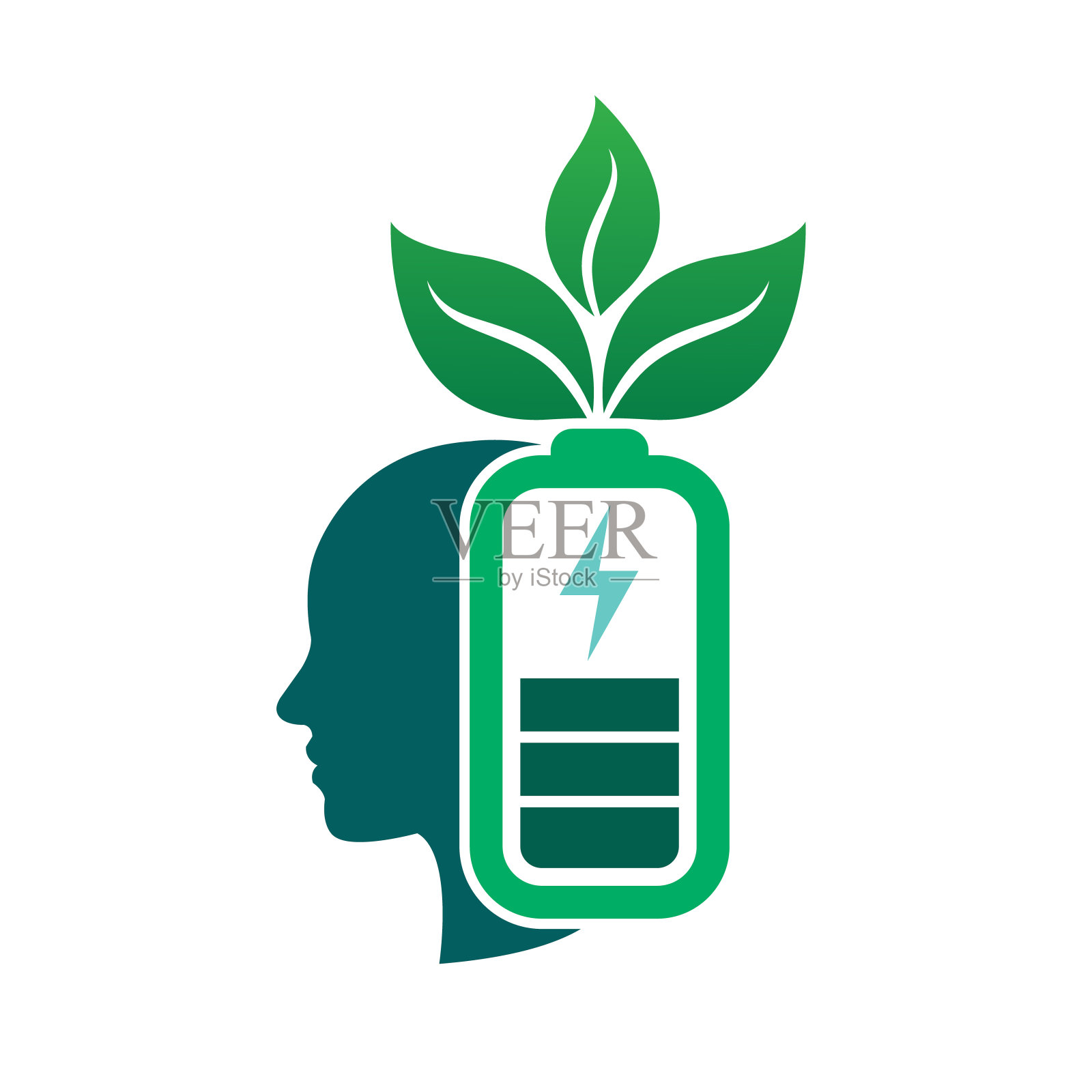 生态能源概念插画图片素材