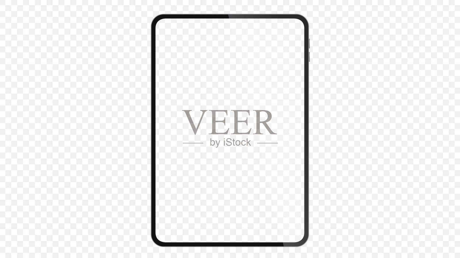 新的平板电脑。屏幕垫。矢量图插画图片素材