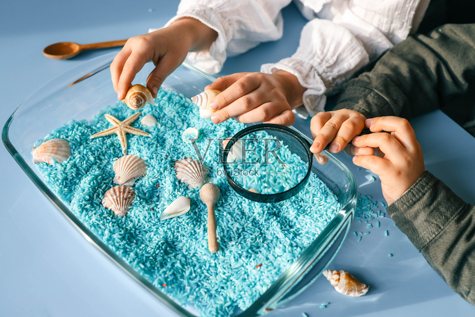 感官箱，儿童发展理念照片摄影图片