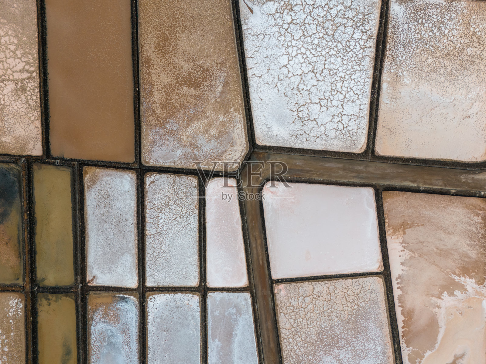 兰萨罗特岛的Janubio盐湖照片摄影图片