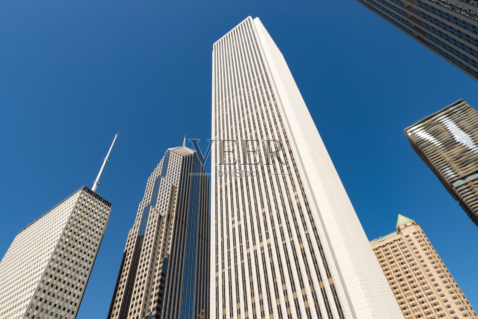 芝加哥市中心。照片摄影图片